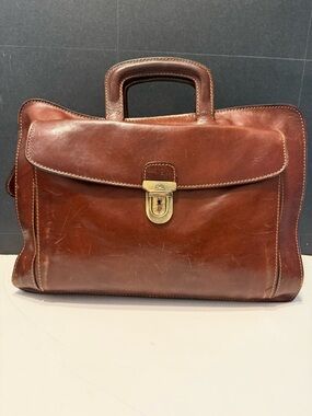 Tony Perotti leather briefcase